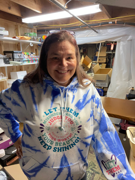 Let Them Tie Dye Hoodie
