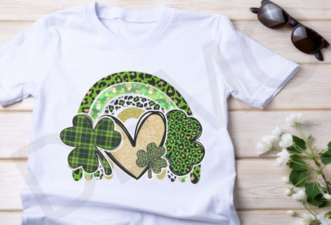 Clover and Rainbow Tee (St. Patrick's Day Collection)
