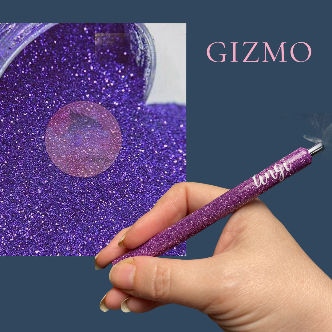 Custom Personalized Glitter Pens//refillable Gel Pens//glitterpens