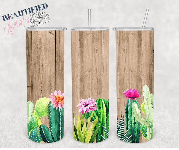 Woodgrain Cactus