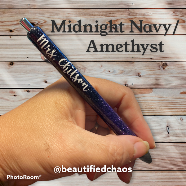Personalized Glitter Pen