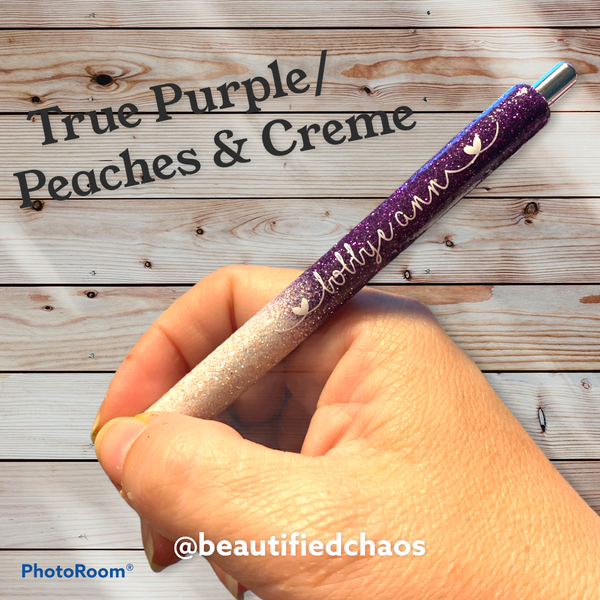 Personalized Glitter Pen