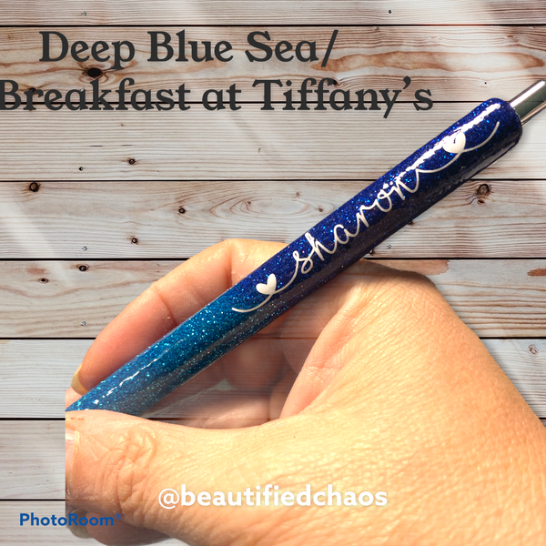 Personalized Glitter Pen