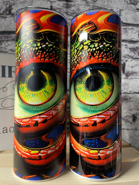 20oz red dragon eye Tumbler