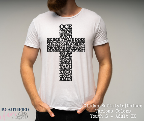 Lord's Prayer in Croatian Tee ADULT
