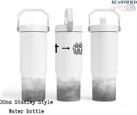 KAC Students 30oz water bottle with handle