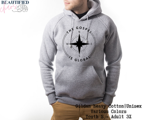 The Gospel is Global Hoodie YOUTH/ADULT