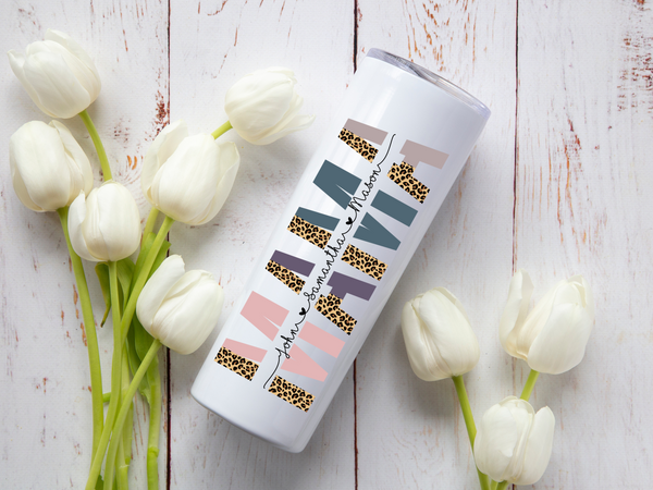 Mom & Grandma Name Tumbler | Personalized Gift | Starfish Mission Fundraiser