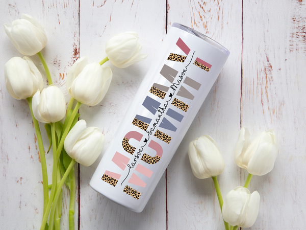 Mom & Grandma Name Tumbler | Personalized Gift | Starfish Mission Fundraiser