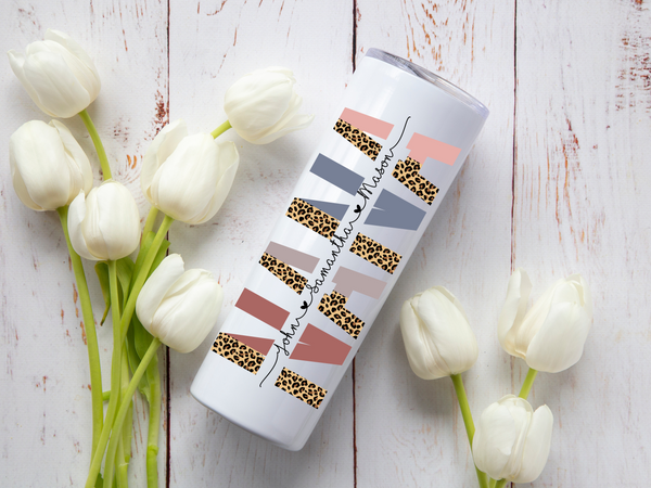 Mom & Grandma Name Tumbler | Personalized Gift | Starfish Mission Fundraiser