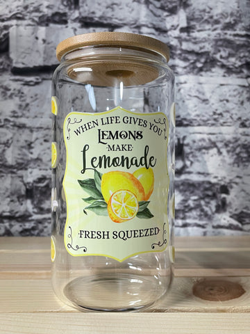 16oz Lemonade Glass Can  (Summer Launch)