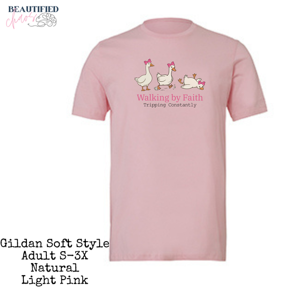 Walking by Faith (Tripping Constantly) Tee | Starfish Mission Fundraiser